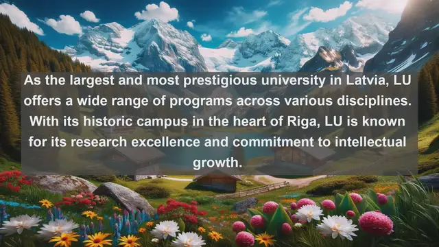 Video thumbnail for Unveiling Academic Excellence: Top 10 Universities in Latvia
