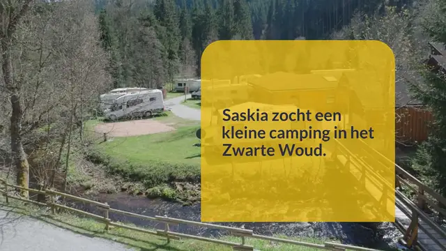 Video thumbnail for Camping Langenwald in het Zwarte Woud, een natuurcamping met een beekje