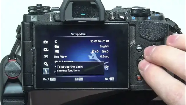 Video thumbnail for How To Change Language In Olympus E M5 MARK II