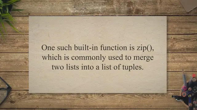 Video thumbnail for How To Zip Two Dictionaries In Python