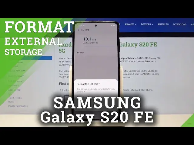 'Video thumbnail for SAMSUNG Galaxy S20 FE 5G Clear Micro SD Card | Format Memory Card'