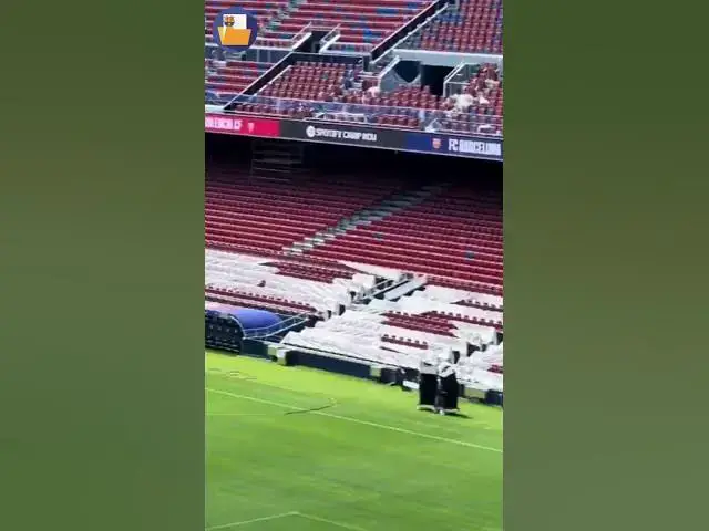 Video thumbnail for PODEMOS OBSERVAR EL BANNER FCB -  VALENCIA EN EL SPOTIFY CAMP NOU