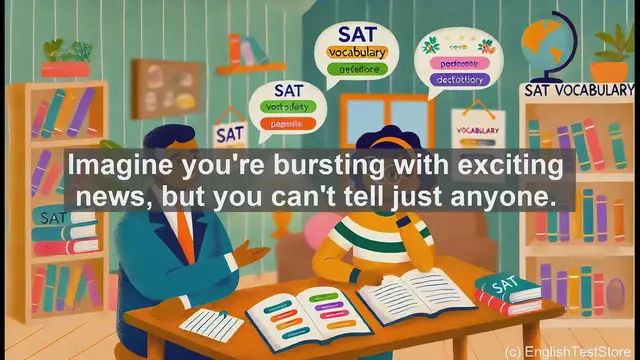 Video thumbnail for 5000 Must Know SAT Vocabulary - Understanding 'Confide': Sharing Secrets with Trust