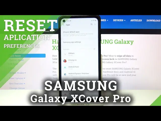 Video thumbnail for How to Reset App Preferences in Samsung Galaxy XCover Pro - Clean All App Preferences