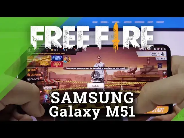 'Video thumbnail for Garena Free Fire Gameplay Test on Samsung Galaxy M51 – Gaming Quality Checkup'