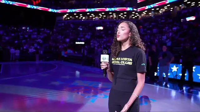 Video thumbnail for Exclusive: BUENA VISTA SOCIAL CLUB and The New York Liberty Team Up For A Halftime Spectacular