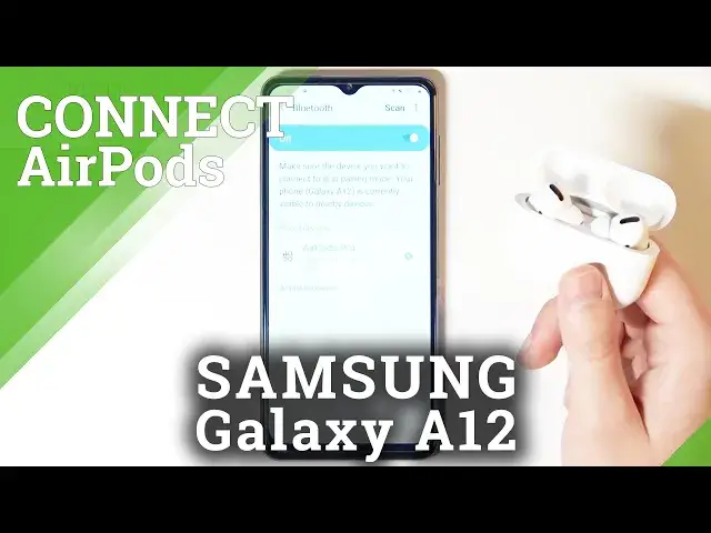'Video thumbnail for How to Connect AirPods in SAMSUNG Galaxy A12 – Pair / Set Up'