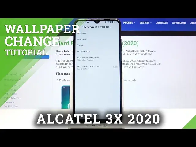 Video thumbnail for How to Change Screen Wallpaper in ALCATEL 3X 2020 - Manage Display Look