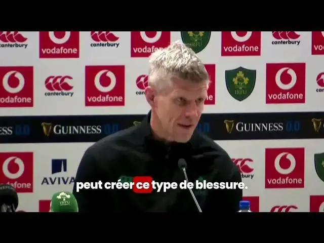 Video thumbnail for Simon Easterby, concernant la blessure d'Antoine Dupont : "C'est simplement un incident de rugby"