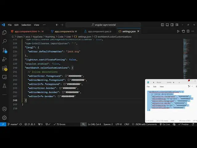 Video thumbnail for Visual Studio Code Tutorial to Disable All Red Errors & Warnings Messages [WORKING TUTORIAL]