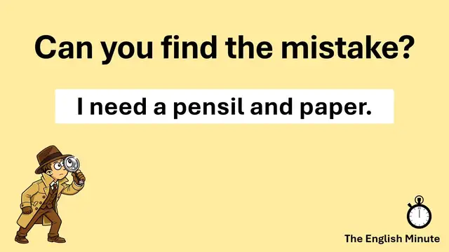 Video thumbnail for Find the Mistake Challenge | Common Spelling Error: "pensil"