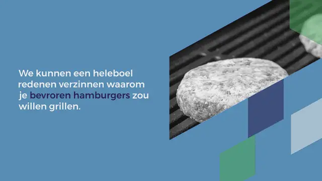 Video thumbnail for Kan je bevroren hamburgers grillen?