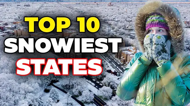Video thumbnail for Top 10 Snowiest States To Live In America