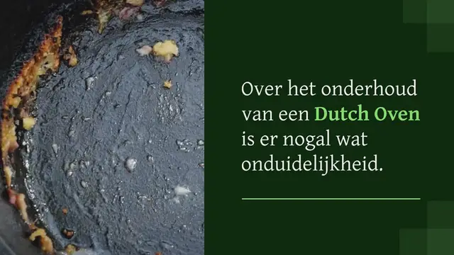 Video thumbnail for Onderhoud en schoonmaken van een Dutch Oven