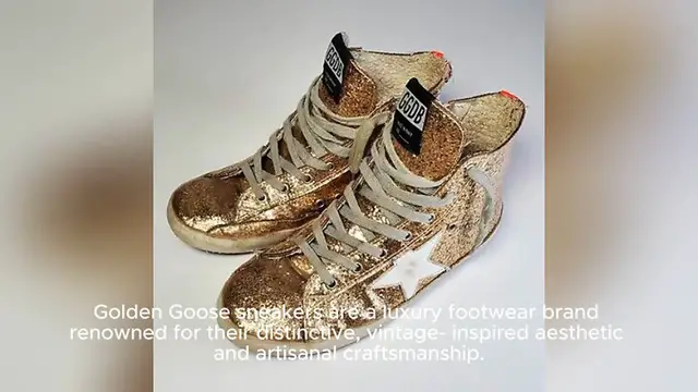 Video thumbnail for golden goose sneakers