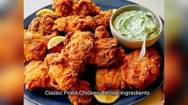 Video thumbnail for Fried chicken recipe
