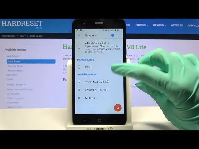 'Video thumbnail for How to Pair Bluetooth Device with ZTE Blade V8 Lite –Bluetooth Connection'