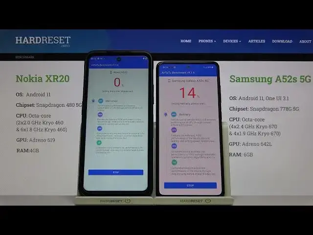 'Video thumbnail for NOKIA XR20 vs SAMSUNG Galaxy A52s 5G - AnTuTu Benchmark'