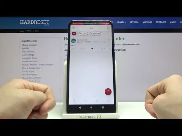 Video thumbnail for How to Upvote Post on Parler App