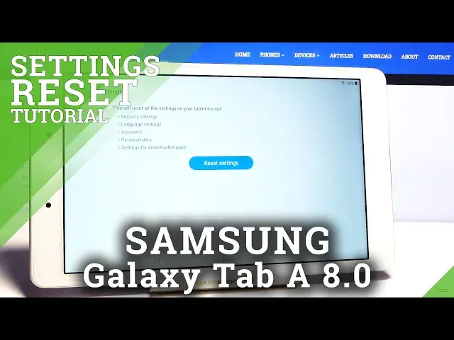 'Video thumbnail for How to Reset All Apps in SAMSUNG Galaxy Tab A 8.0 – Restore App Defaults'