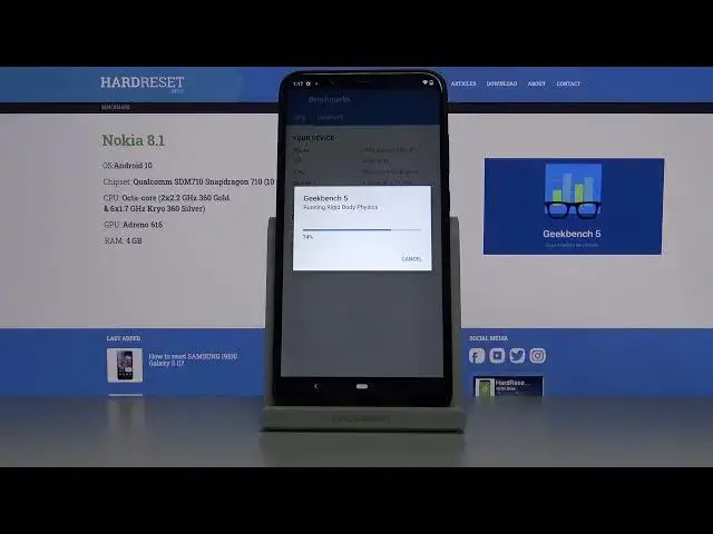 Video thumbnail for Nokia 8.1| Geekbench 5 Benchmark | Snapdragon 710 | 4GB RAM |