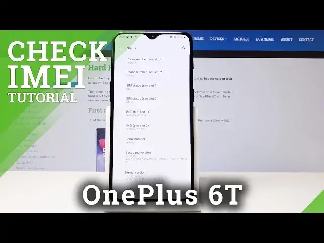 Video thumbnail for How to find IMEI Number in OnePlus 6T - Serial Number Check