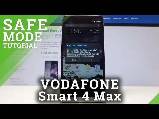 'Video thumbnail for How to Boot into Safe Mode in Vodafone Smart 4 Max'