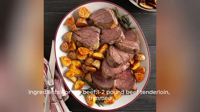 Video thumbnail for beef tenderloin recipe
