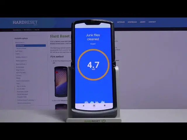 'Video thumbnail for How to Delete Junk Files from Motorola Razr 5G - Clean Storage'
