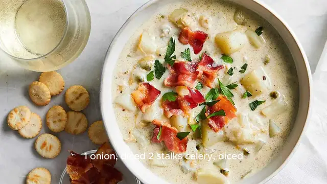 Video thumbnail for Clam chowder recipe
