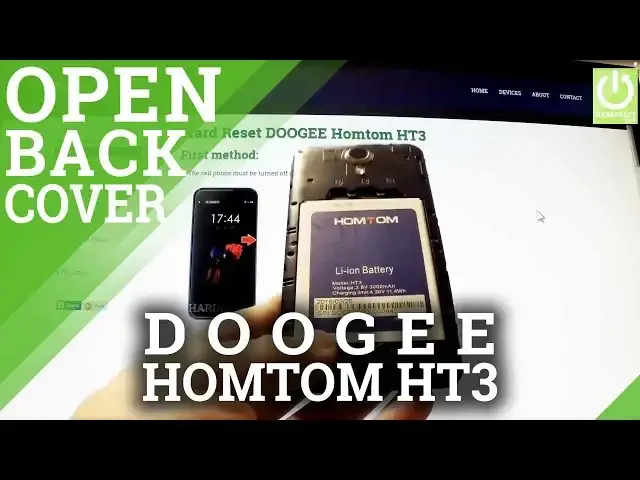 'Video thumbnail for How to remove Back Cover and Battery from DOOGEE Homtom HT3'