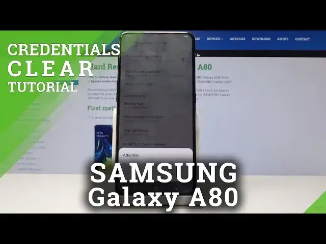 'Video thumbnail for How to Remove All Licenses in SAMSUNG Galaxy A80 - Clear Credentials'