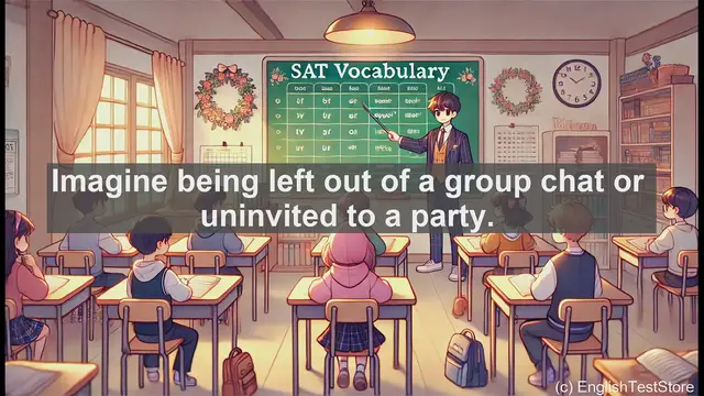 Video thumbnail for 5000 Must Know SAT Vocabulary - SAT Vocabulary: Understanding 'Ostracize'