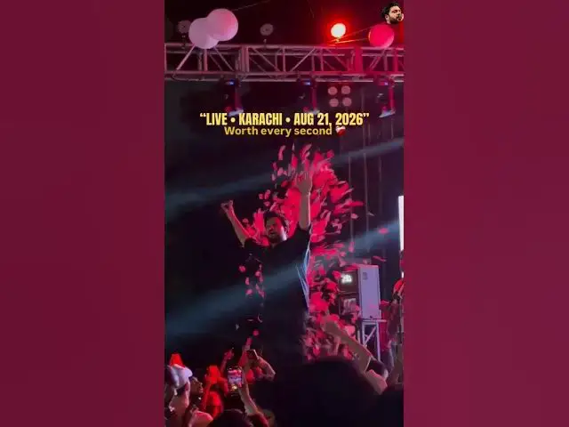 Video thumbnail for Murtaza Qizilbash JUST BROKE Karachi! 😱🔥| #Murtazaqizilbash #KarachiConcert