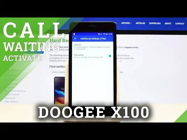 Video thumbnail for How to Enable Call Waiting Function in Doogee X100 – Turn On Call Waiting