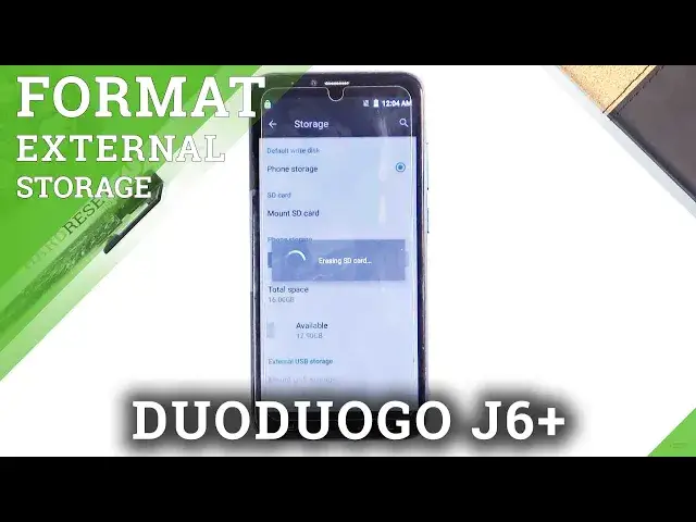 'Video thumbnail for How to Format SD Card on DuoDuoGo J6+ - Erase External Storage'