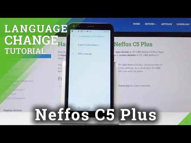 'Video thumbnail for How to Change Language in TP-LINK Neffos C5 Plus - Language Settings'