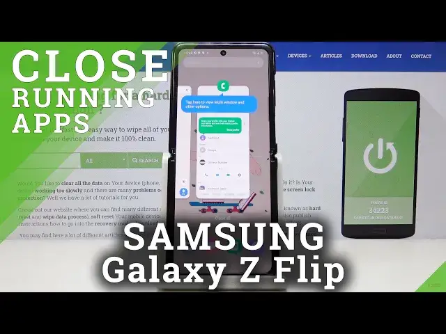 'Video thumbnail for How to Turn Off Running Apps in Samsung Galaxy Z Flip – Close Background Apps'