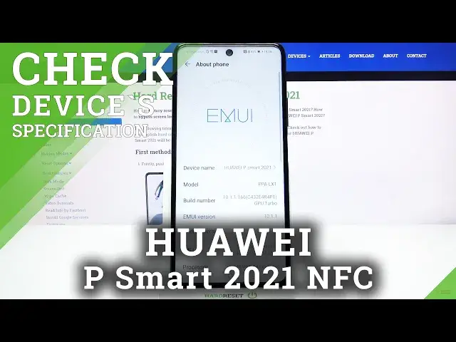 'Video thumbnail for Huawei P Smart 2021 NFC - How to Check Device Specification'