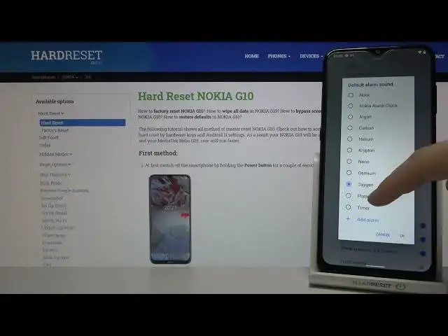 Video thumbnail for Alarm Tones on  NOKIA G10 – Available Sounds of Alarms