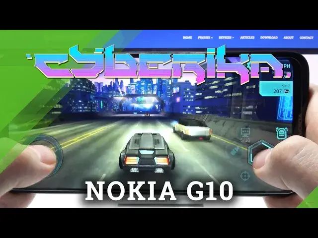 'Video thumbnail for Gameplay of Cyberika  on NOKIA G10 – Efficiency Test'