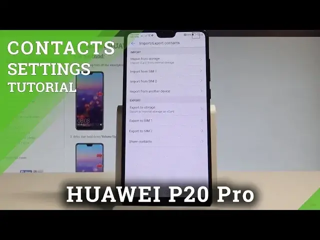'Video thumbnail for How to Import / Export Contacts in HUAWEI P20 Pro - Contact Settings |HardReset.Info'