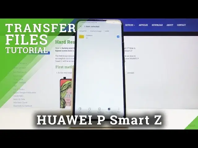 'Video thumbnail for How to Transfer Files in HUAWEI P Smart Z – Move Data'