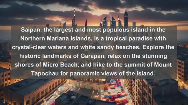 Video thumbnail for Unveiling Paradise: Top 10 Beautiful Cities in the Northern Mariana Islands