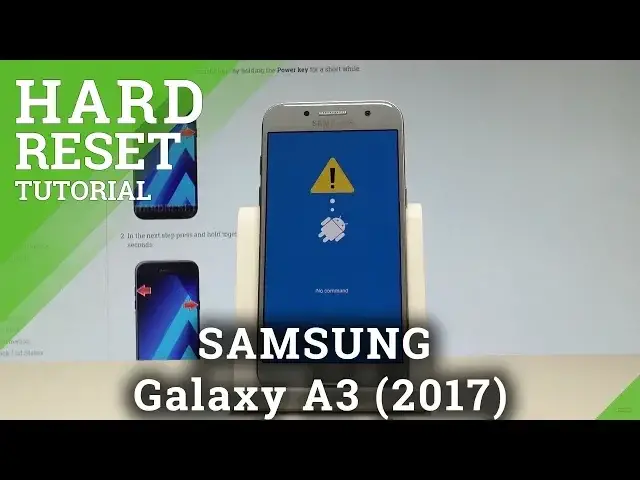 'Video thumbnail for How to Hard Reset SAMSUNG Galaxy A3 (2017) - Remove Password / Format Data |HardReset.Info'
