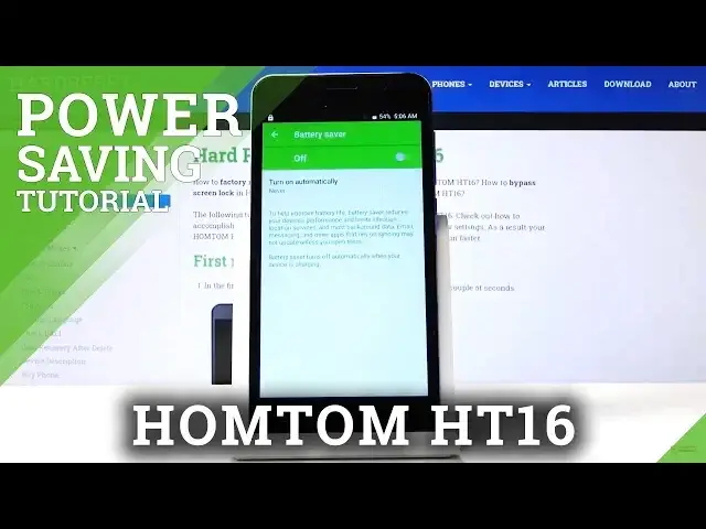 Video thumbnail for How to Turn On / Off Power Saving Mode in HOMTOM HT16 – Low Power Solution