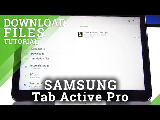 'Video thumbnail for How to Locate Downloaded Files in SAMSUNG Galaxy Tab Active Pro'