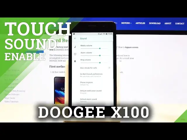 'Video thumbnail for How to Enable Touch Sounds on Doogee X100 – Manage Touch Sounds Settings'