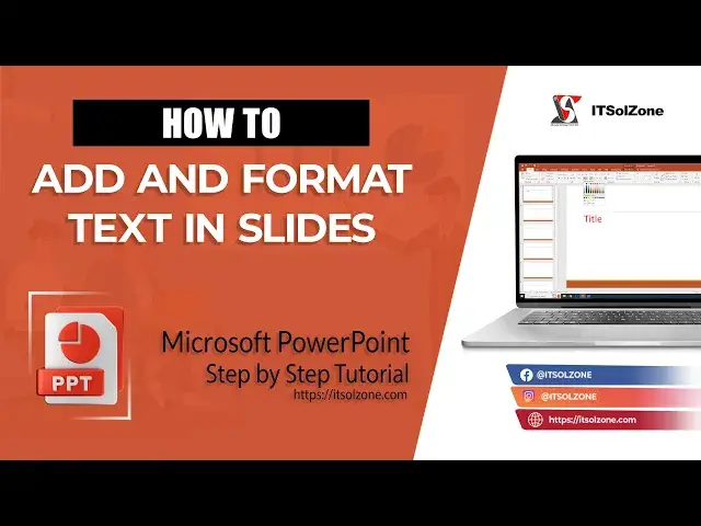 'Video thumbnail for Master the Art of Adding and Formatting Text in Microsoft PowerPoint | Step By Step | Tutorial'