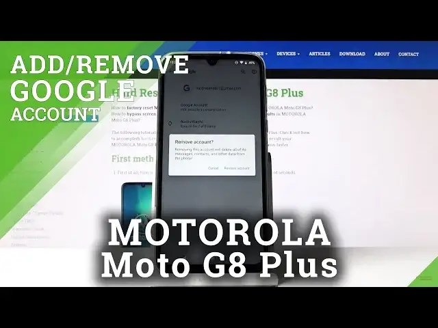 'Video thumbnail for How to Create & Erase Google Account in MOTOROLA Moto G8 Plus – Add & Delete User'
